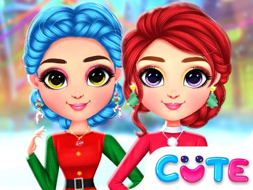 Rainbow Girls Christmas Outfits